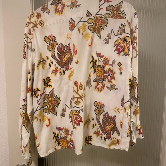 Kenzo Jeans southwestern inspired button down - Picture 5 of 6